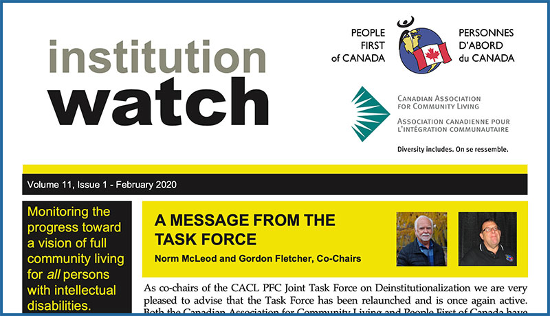 New Institution Watch Newsletter 2020